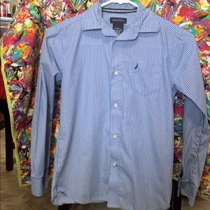 Boys Nautica Long sleeve button down dress shirt